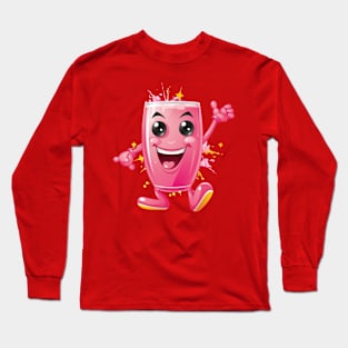 Soft drink cute T-Shirt cute giril Long Sleeve T-Shirt